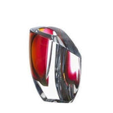 Kosta Boda Mirage Vase Grey Red Small 7040706 - Eva Essentials